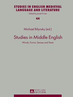 cover image of Studies in Middle English